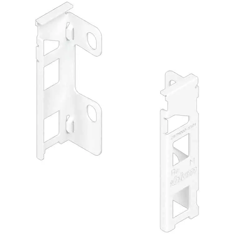Set supporto schienale ZB7M000S Blum per Legrabox M, finitura Bianco Seta Opaco Aanbieding