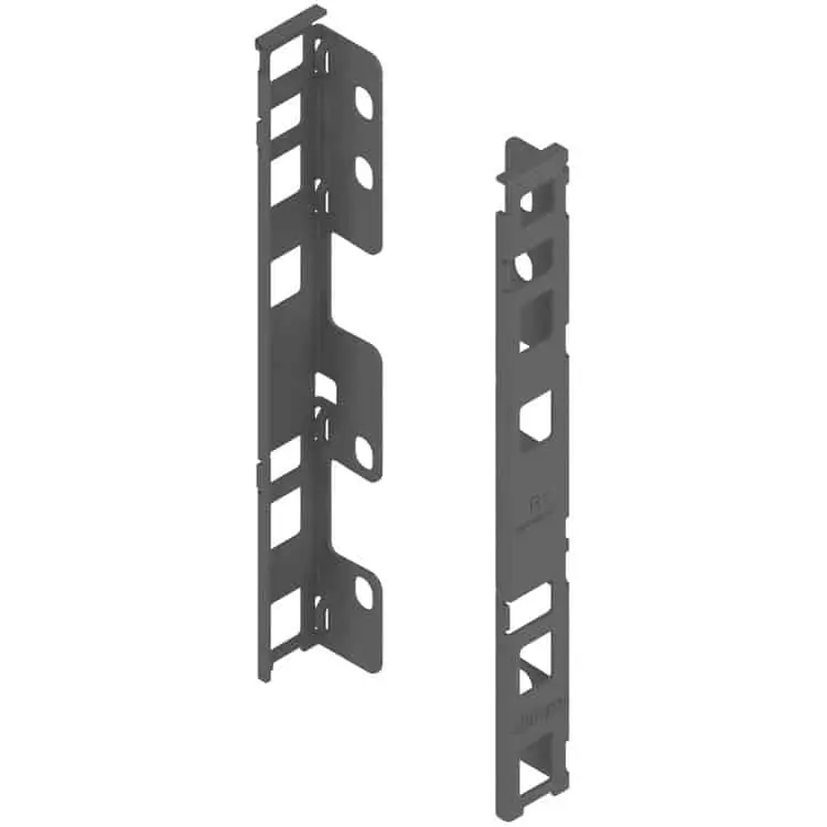 Set supporto schienale ZB7C000S Blum per Legrabox C, finitura Grigio Orione Opaco Gereduceerde Prijs
