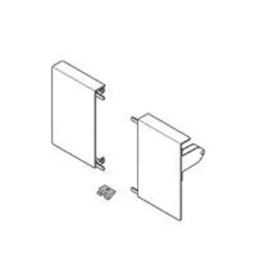 Attacchi per frontale per TANDEMBOX intivo, altezza M, per cassetto interno, destro+sinistro, colore Bianco Seta Must-Have