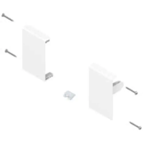 Attacchi per frontale per TANDEMBOX antaro, altezza M, per cassetto interno, destro+sinistro, colore Bianco Seta Alleen Vandaag