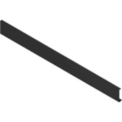 Frontale per cassetto/cassettone interno con ringhierina trasversale, per TANDEMBOX intivo/antaro, lunghezza 1200 mm, colore Nero Terra Aanbieding