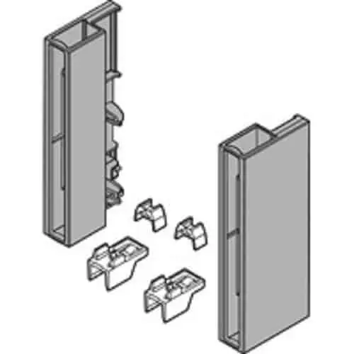 Supporto per elemento inseribile per TANDEMBOX antaro, altezza D, anteriore/posteriore, destro+sinistro, colore R7037 Grigio Polvere Voordeelprijs