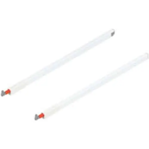 Ringhierina longitudinale (sopra) per TANDEMBOX antaro, lunghezza nominale 600 mm, destro+sinistro, colore Bianco Seta Aanbieding