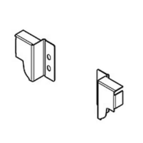Aanbieding Set supporto schienale Z30N000SL Blum per Antaro/Intivo altezza N 53 mm, finitura Bianco Seta