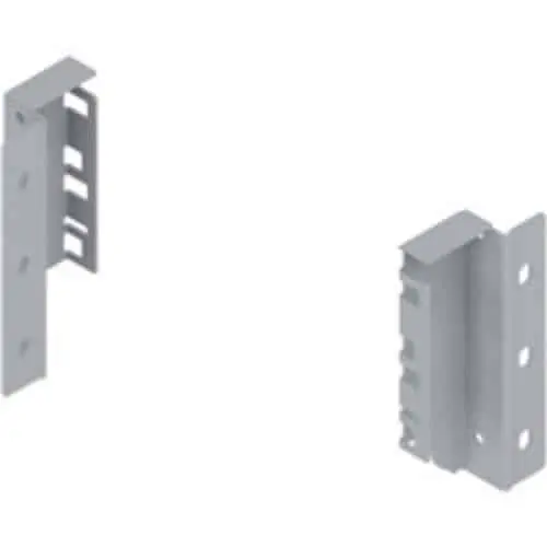 Express Levering Set supporto schienale Z30K000SL Blum per Antaro/Intivo altezza K 100 mm, finitura R9006 Grigio Metallizzato