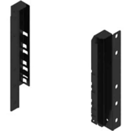 Set supporto schienale Z30D000SL Blum per Antaro/Intivo altezza D 183 mm, finitura Nero Terra Uitverkoop