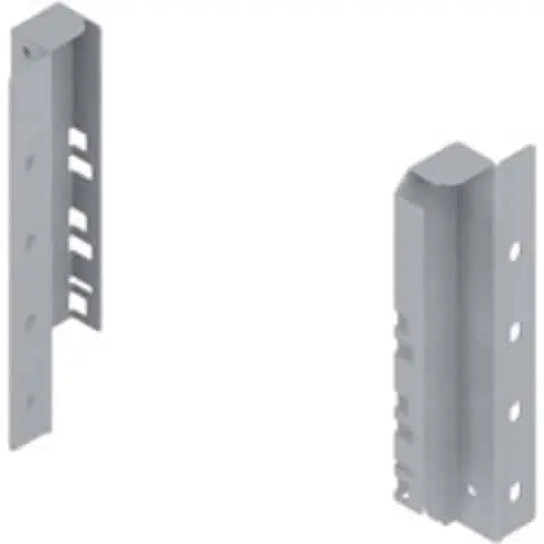 Rechtstreeks Van De Fabrikant Set supporto schienale Z30C000SL Blum per Antaro/Intivo altezza C 151 mm, finitura R9006 Grigio Metallizzato