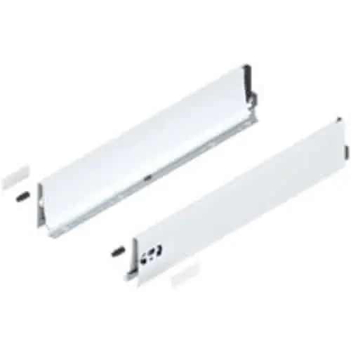 Gratis Retour Set spondina ANTARO/INTIVO 378K6002SA Blum, altezza K (115 mm), lunghezza 600 mm, finitura Bianco Seta