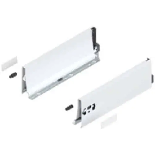 Set spondina ANTARO/INTIVO 378K3502SA Blum, altezza K (115 mm), lunghezza 350 mm, finitura Bianco Seta Hoge Kwaliteit