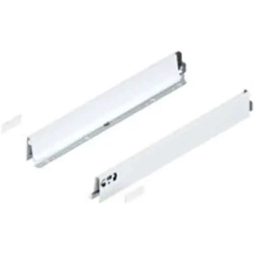 Laatste Kans Set spondina ANTARO/INTIVO 378M6002SA Blum, altezza M (83 mm), lunghezza 600 mm, finitura Bianco Seta