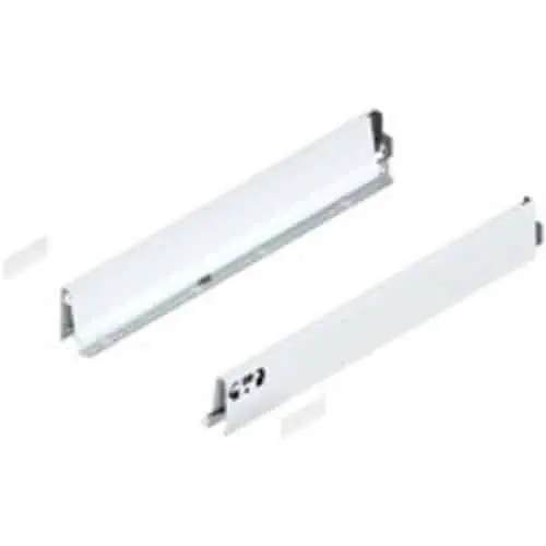 Set spondina ANTARO/INTIVO 378M5502SA Blum, altezza M (83 mm), lunghezza 550 mm, finitura Bianco Seta Beste Prijs