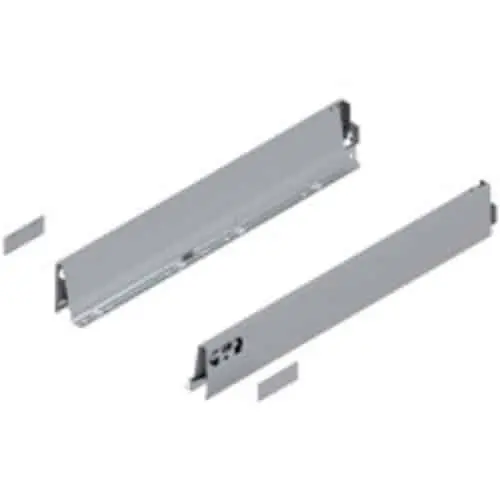 Set spondina ANTARO/INTIVO 378M5502SA Blum, altezza M (83 mm), lunghezza 550 mm, finitura R9006 Grigio Metallizzato Veilige Betaling