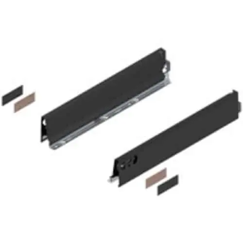Aanbieding Set spondina ANTARO/INTIVO 378M4502SA Blum, altezza M (83 mm), lunghezza 450 mm, finitura Nero Terra