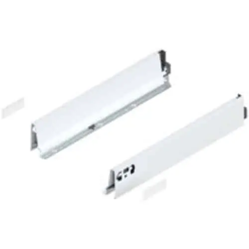 Set spondina ANTARO/INTIVO 378M4502SA Blum, altezza M (83 mm), lunghezza 450 mm, finitura Bianco Seta Voordeelprijs