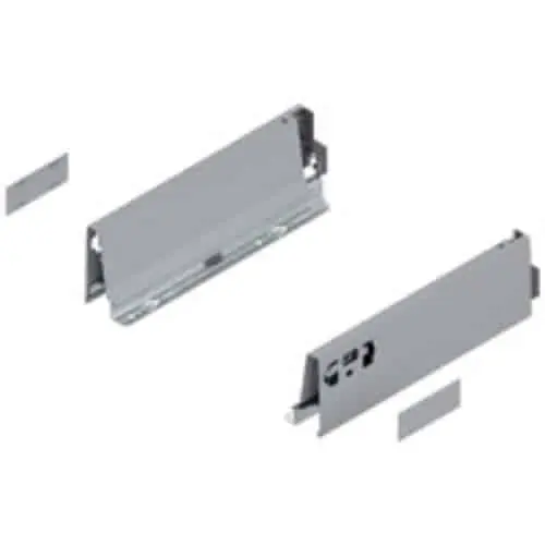 Set spondina ANTARO/INTIVO 378M2702SA Blum, altezza M (83 mm), lunghezza 270 mm, finitura R9006 Grigio Metallizzato Hoge Kwaliteit
