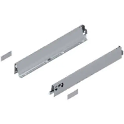 Set spondina ANTARO/INTIVO 378N5002SA Blum, altezza N (68 mm), lunghezza 500 mm, finitura R9006 Grigio Metallizzato Lage Prijs