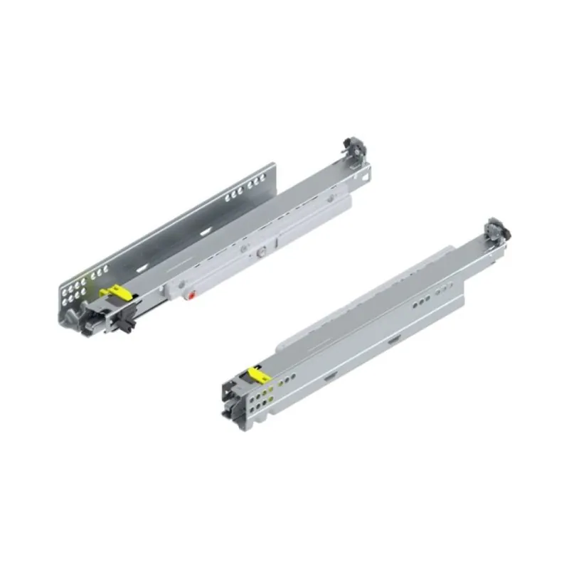 Direct Beschikbaar Guida scorrevole Movento Tip-On Blum 760H3800T per cassetto, lunghezza 380 mm, estrazione totale, portata 40 kg, Acciaio finitura Zincato