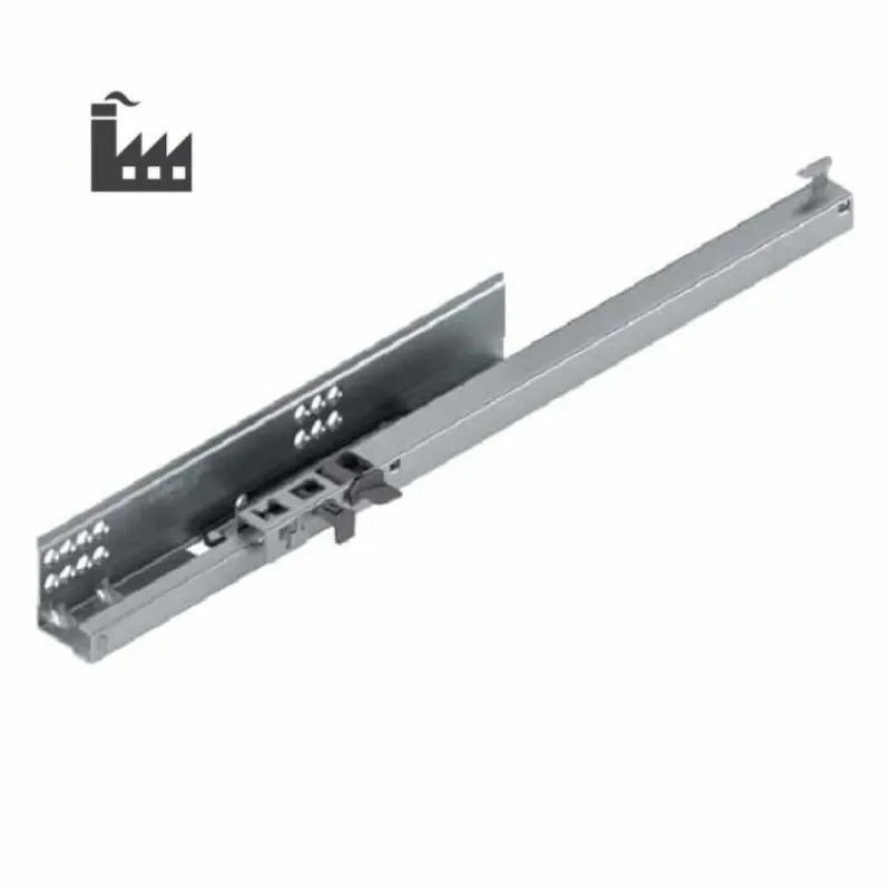 Hoge Kwaliteit Guida scorrevole 551H4101B Tandem Blum con Blumotion, lunghezza 410 mm, Sinistra, estrazione parziale, portata 30 kg, Acciaio finitura Zincato, confezione Industria