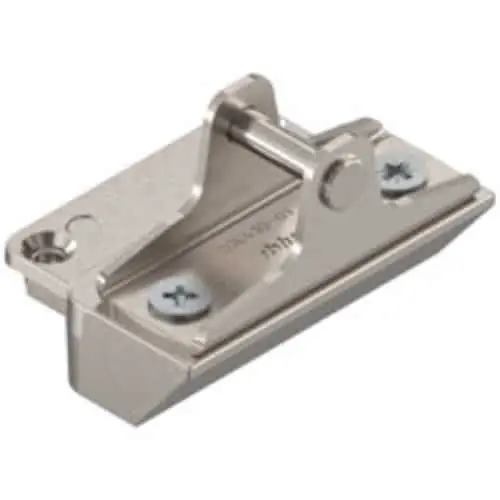 Nu Kopen Attacco frontale AVENTOS HK-XS per telai in allumino stretti per anta a ribalta standard, da avvitare, colore Nichelato
