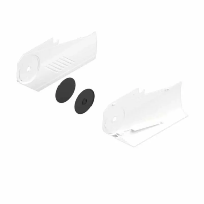 Set placche di copertura per serie braccio AVENTOS HS Blum 20S8000, finitura Bianco Seiw Merkproduct
