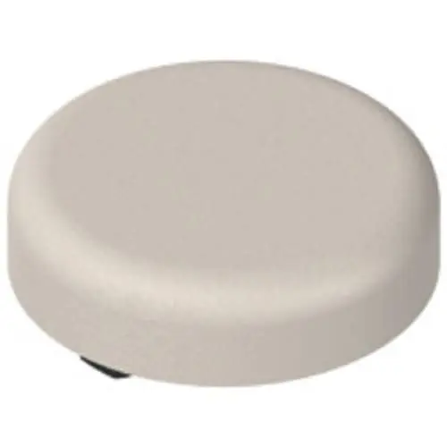 Placchetta 84.4140 di copertura fondello per cerniere per ante di cristallo, forma rotonda, diametro 31 mm, finitura Nichel Opaco Betaalbaar