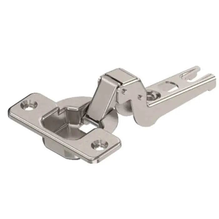 Cerniera 91M2750 Blum Modul con fondello da avvitare, angolo apertura 100 gradi, battuta interna, finitura Nichelata Rechtstreeks Van De Fabrikant
