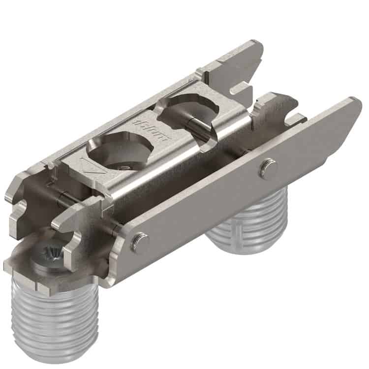 Piastrina di premontaggio 177h3130 Blum CLIP, diritta, altezza 03 mm, EXPANDO con regolazione verticale a eccentrico, finitura Nichelato Lage Kosten
