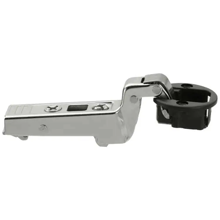 Bestel Nu Cerniera Blum 75T4300 CLIP Top, 94° per ante in vetro, battuta interna, finitura Nichelato