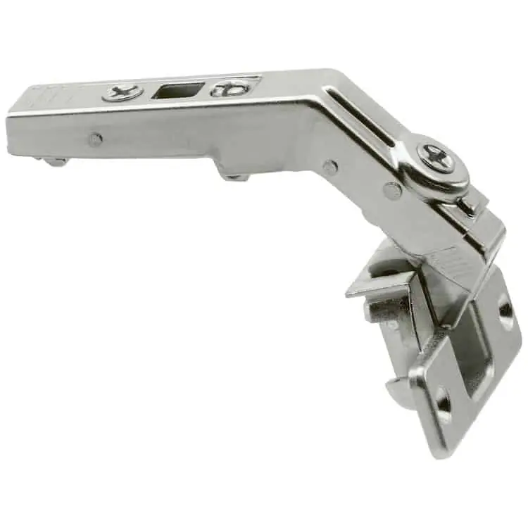 Beperkt Aanbod Cerniera Blum 79T8500 CLIP top, 60° per anta a soffietto, fondello da avvitare, finitura Nichelato