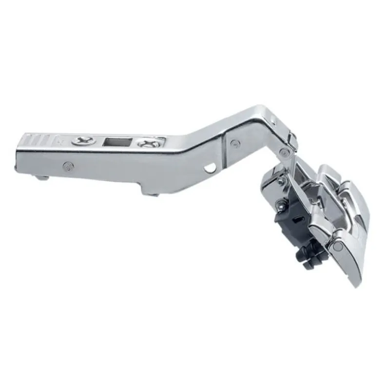 Cerniera Inserta Clip Top 79B9698 Blum per mobili ad angolo +45° I, battuta con sormonto, Blumotion disattivabile, finitura Nichelato Aanbieding