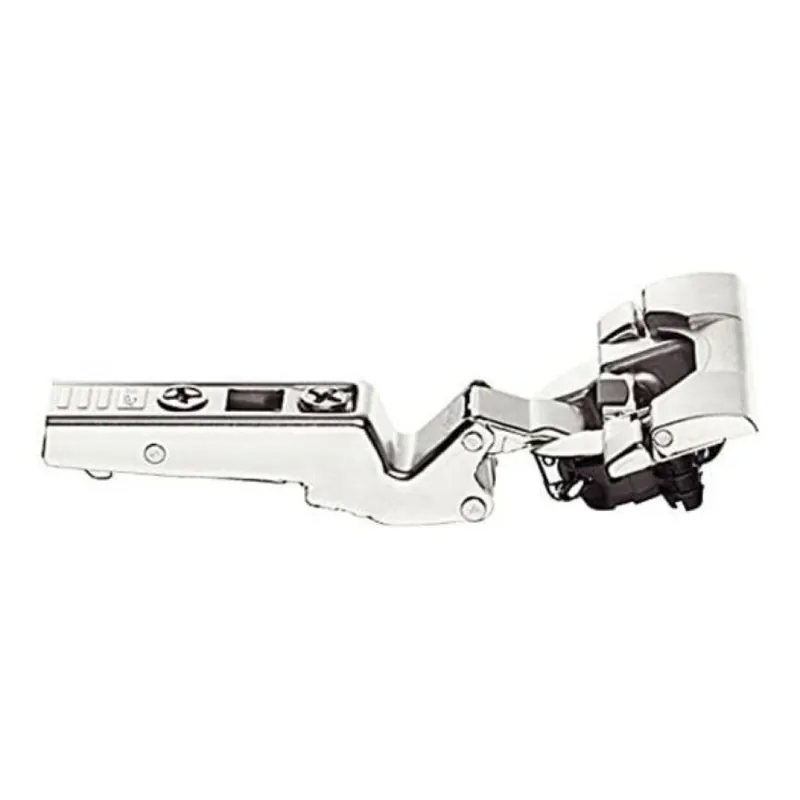 Cerniera Inserta Clip Top 79B3490 Blum per mobili ad angolo -45° III, battuta con sormonto massimo, Blumotion disattivabile, finitura Nichelato Speciale Aanbieding