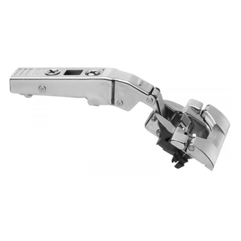 Cerniera Inserta Clip Top 79B9496 Blum per mobili ad angolo +30° III, battuta con sormonto massimo, Blumotion disattivabile, finitura Nichelato Koopje