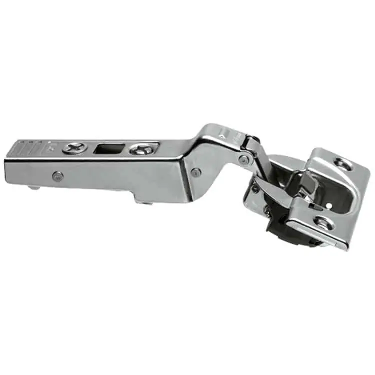 Cerniera Blum 79B9555 CLIP top BLUMOTION, + 20° II, battuta con sormonto, fondello da avvitare, finitura Nichelato Actieprijs