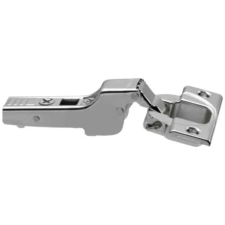 Cerniera Blum 71T3650 CLIP top, 110° battuta mediana, fondello da avvitare, finitura Nichelato Betrouwbaar