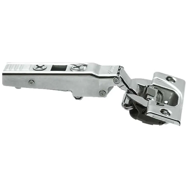 Cerniera Blum 73B3550 CLIP top BLUMOTION, 110° battuta con sormonto 20 mm, fondello da avvitare, finitura Nichelato Gratis Retour
