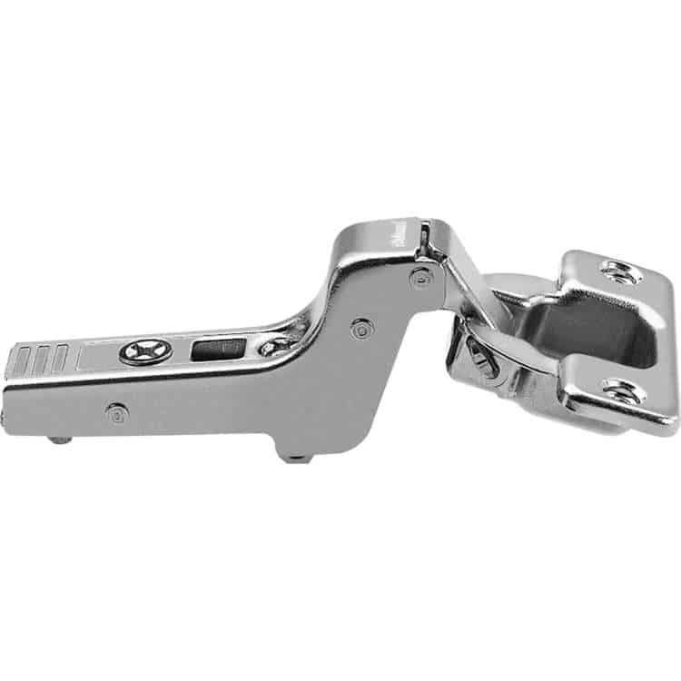 Cerniera Blum 75T1750 CLIP Top, 107° battuta interna, fondello da avvitare, finitura Nichelato Flitsaanbieding
