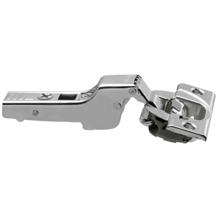 Cerniera Blum 71B3650 CLIP top BLUMOTION, 110° battuta mediana, fondello da avvitare, finitura Nichelato Meest Verkocht