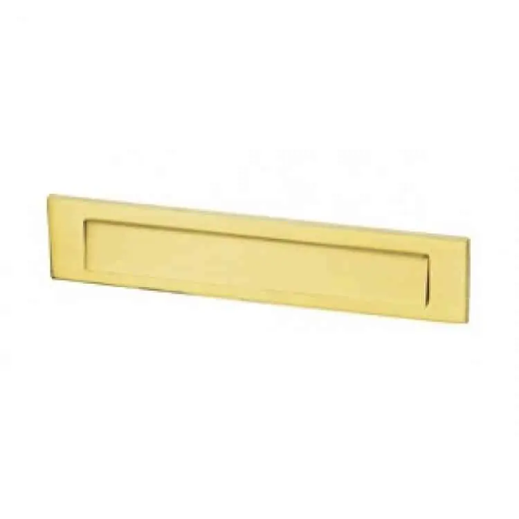 Copriferitoia Alubox, serie CFR, per esterno, misure 30x7 cm, in Ottone, colore Ottone Lucido Hoge Kwaliteit