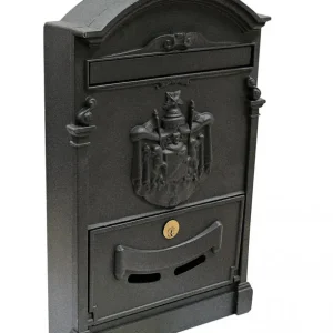 Exclusieve Aanbieding Cassetta Postale singola Alubox, serie Residence, formato rivista, misure 41x26x9 cm, in Alluminio, colore Ghisa