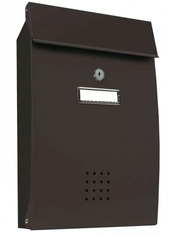 Cassetta Postale Alubox PECHINO formato rivista 26x38.2x7 cm in lamiera zincata verniciata Ghisa Korting