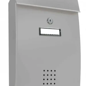 Uitverkoop Cassetta Postale Alubox PECHINO formato rivista 26x38.2x7 cm in lamiera zincata verniciata Grigio