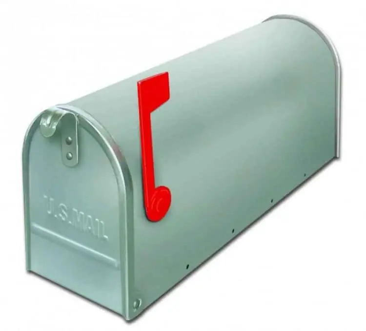 Cassetta postale Alubox serie TOPOLINO 32x48x17 cm in Lamiera zincata colore Argento Op = Op