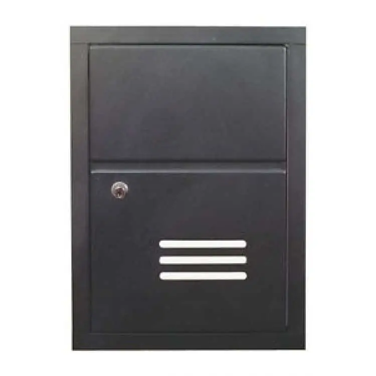 Korting Sportello da incasso Alubox, serie SC1, per esterno, misure 26x36 cm, in Alluminio, colore Ghisa