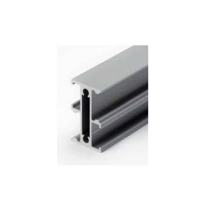 Beperkt Aanbod Profilo guida modulare ATIM 919 per tavolo allungabile, lunghezza 4100 mm, finitura Alluminio Satinato
