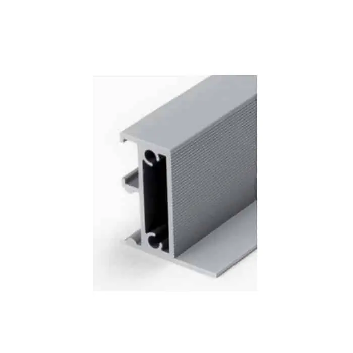 Rechtstreeks Van De Fabrikant Profilo guida modulare ATIM 916 con aletta per tavolo allungabile, lunghezza 4000 mm, finitura Alluminio Satinato
