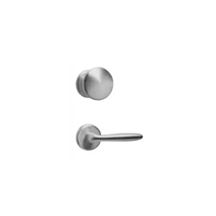 Alias kit ferramenta interna-esterna per porta blindata Steel C, finitura Cromo Satinato Speciale Aanbieding