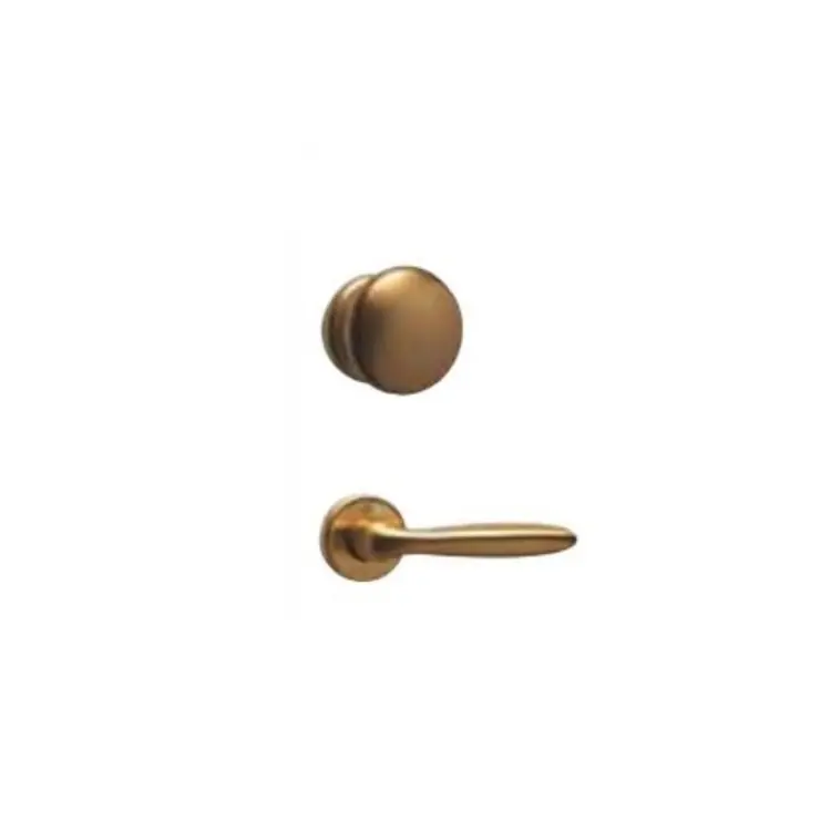 Express Levering Alias kit ferramenta interna-esterna per porta blindata Steel C, finitura Bronzata