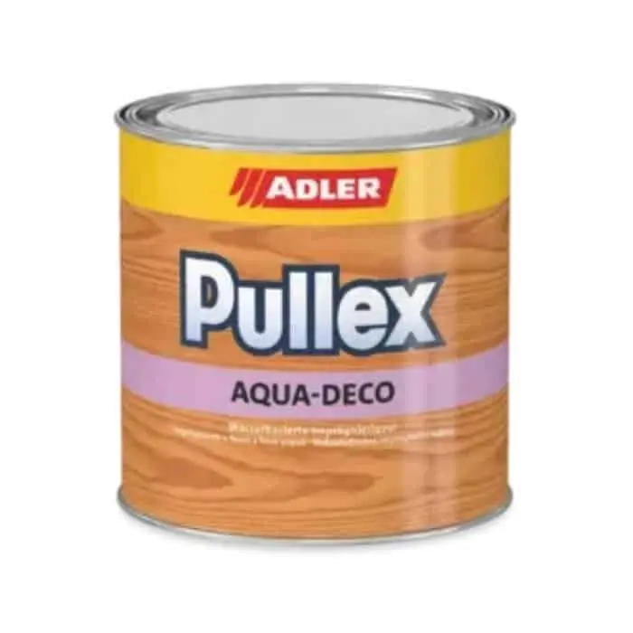Vernice Pullex Aqua Deco Adler per protezione legno esterno, a base acqua, a basso spessore, latta 750 ml, Incolore Seizoensaanbieding