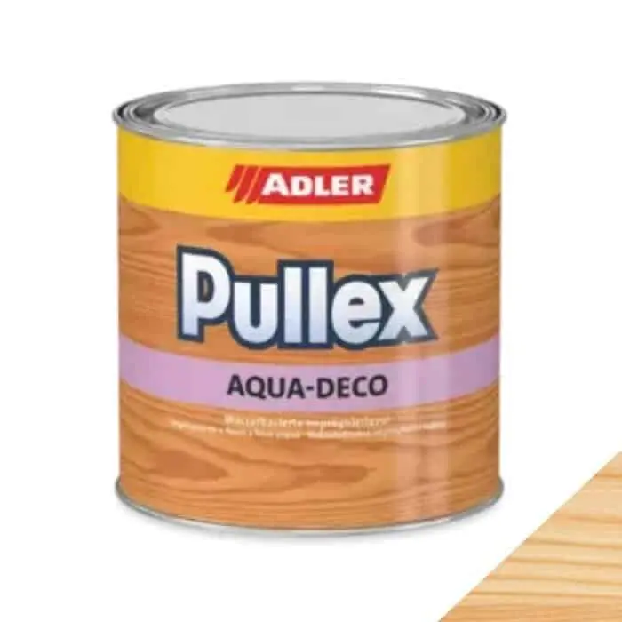 Hoge Kwaliteit Vernice Pullex Aqua Deco Adler per protezione legno esterno, a base acqua, latta 750 ml, finitura Larice