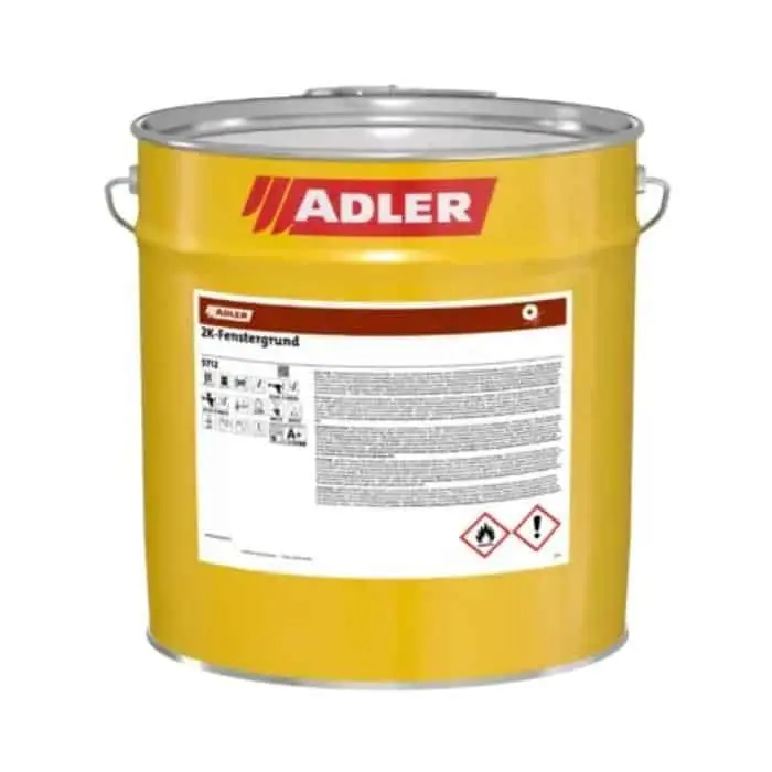 Actieprijs Fondo 2K Adler per legno interno e esterno, intermedio al solvente, idrorepellente, poliuretanico, latta 20 kg, Incolore
